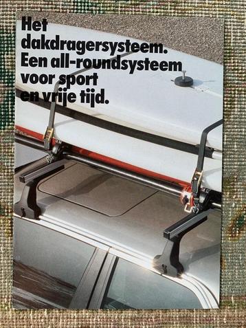 Brochure BMW dakdragersystemen 1985 nieuw! beschikbaar voor biedingen