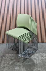 40 x Sting vergaderstoelen buisframe design stoelen kantoor, Kunststof, Zwart, Ophalen of Verzenden, Zo goed als nieuw