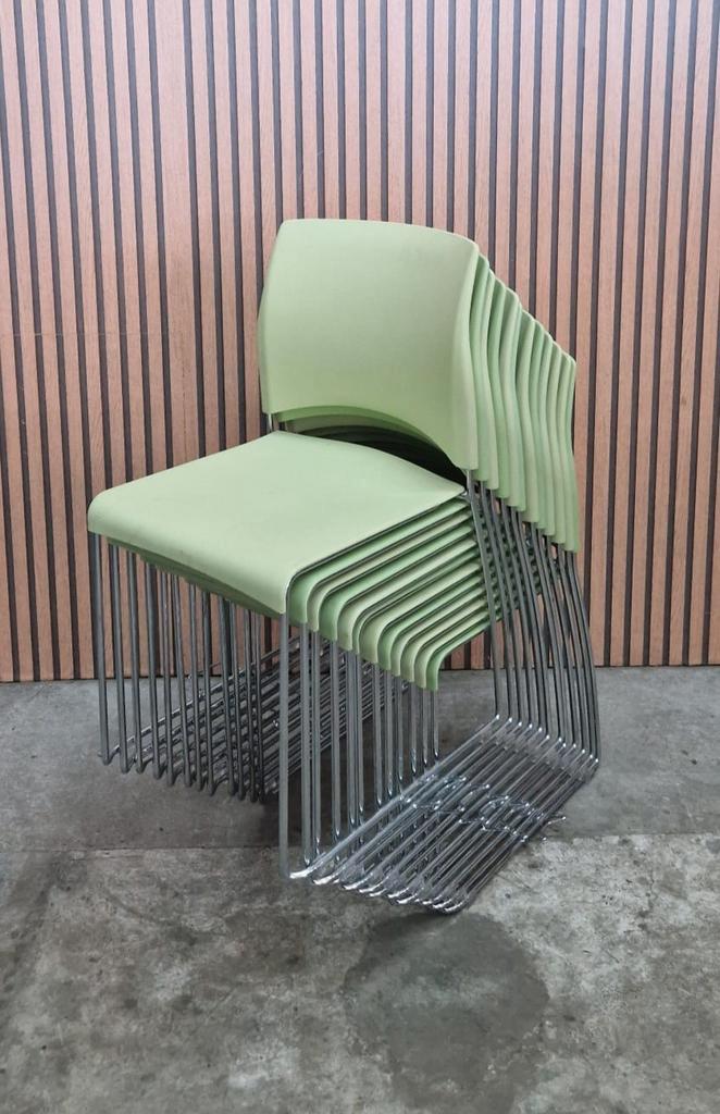 40 x Sting vergaderstoelen buisframe design stoelen kantoor, Huis en Inrichting, Stoelen, Zo goed als nieuw, Vijf, Zes of meer stoelen