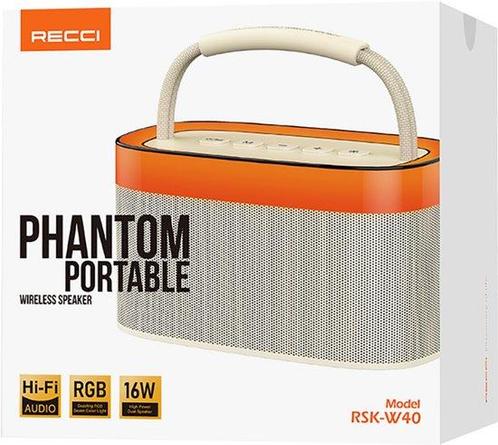 Recci Phantom RSK-W40 - Portable Wireless Speaker *Sealed*, Audio, Tv en Foto, Luidsprekers, Ophalen of Verzenden