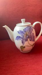 Mooie nw handbeschilderde theepot in 2 kleuren, Overige typen, Nieuw, Ophalen of Verzenden, Overige stijlen