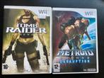 Nintendo Wii games Metroid, Tomb Raider, Spelcomputers en Games, Games | Nintendo Wii, Vanaf 12 jaar, Gebruikt, Ophalen of Verzenden