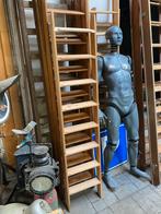 Oude houten bibliotheektrap zoldertrap molenaarstrap, Doe-het-zelf en Verbouw, Ladders en Trappen, Ophalen, Gebruikt, 2 tot 4 meter