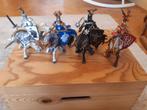 Papo ridders: set van 4 (eenhoorn, ram, stier, hert), Verzamelen, Ophalen of Verzenden, Zo goed als nieuw