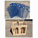 Schilders spullen 4 rolroosters, houten Kithouder, Ophalen of Verzenden, Zo goed als nieuw, Overige typen