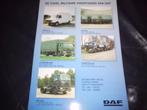 DAF YAM 4442/YA 5444/YF4442/YBZ3300 brochure/folder militair, Overige merken, Ophalen of Verzenden, Zo goed als nieuw