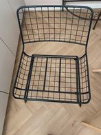 Draad stoel metaal, Huis en Inrichting, Stoelen, Ophalen, Zwart, Zo goed als nieuw, Metaal