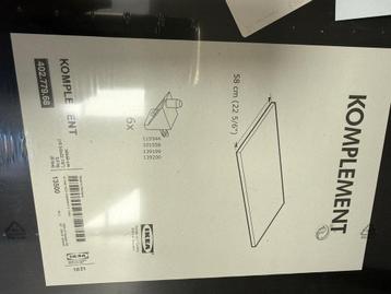 Ikea komplement plank zwart voor 50 cm pax kast - afbeelding 1