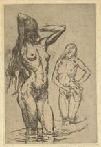 Cephas Stauthamer ets "Twee Badende Vrouwen"  genummerd 4/10, Ophalen