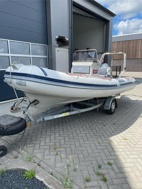 SUPERSTAAT!! Joker 470 met Yamaha 60pk, Watersport en Boten, Rubberboten, Zo goed als nieuw, Overige merken, Overige materialen