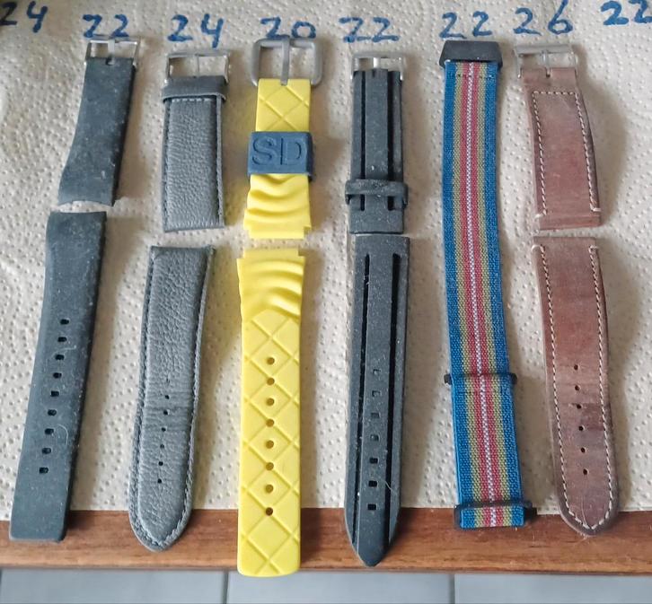 Diverse Horloge Bandjes 6 Stuks, Sieraden, Tassen en Uiterlijk, Overige Accessoires, Nieuw, Ophalen of Verzenden