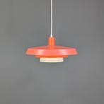 Deense Hanglamp met Oranje Tinten - Uniek Design, Ophalen of Verzenden, Zo goed als nieuw, Metaal, Deens design