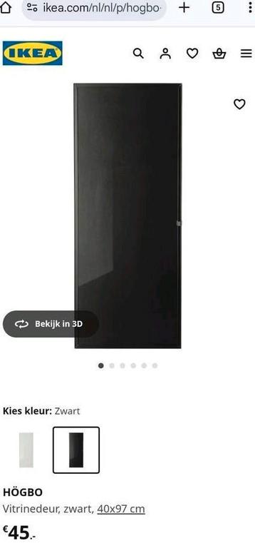 2x deurtjes 40x97 voor Billy boekenkast