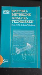 Heron-reeks - Spectrometrische analysetechnieken, M.T.C. de Loos-Vollebregt, Zo goed als nieuw, Beta, HBO