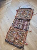 Antiek perzisch zadelkamer zadeltas vloerkleed 57x135, Ophalen of Verzenden
