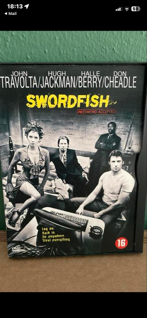 Swordfish DVD - Actie Thriller, Cd's en Dvd's, Dvd's | Actie, Gebruikt, Actiethriller, Vanaf 16 jaar, Ophalen of Verzenden