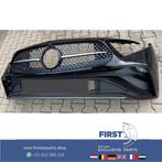 W257 BUMPER C257 CLS 53 FACELIFT AMG VOORBUMPER + STARS GRIL, Gebruikt, -, Voor, Ophalen of Verzenden