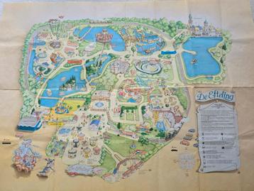 De Efteling: plattegrond eind jaren tachtig (1987?) beschikbaar voor biedingen