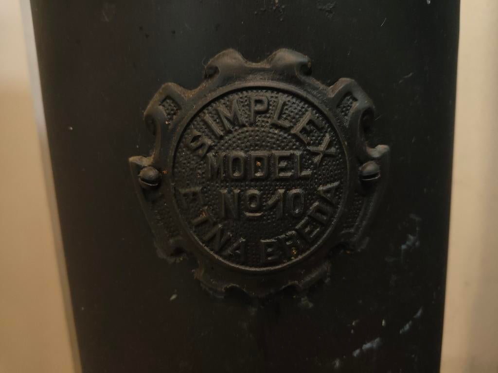 Oud kacheltje, sier, kan niet meer gestookt worden., Ophalen, Gebruikt, Vrijstaande haard, Elektrische haard