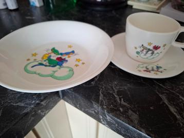 Vintage ornamin kinder serviesje beschikbaar voor biedingen