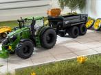 John deere 1:32 met zwarte VGM kieper, Ophalen of Verzenden, Zo goed als nieuw, Tractor of Landbouw, Overige merken