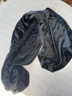 Optidee omslagdoek pluche zwart, Verzenden, Zo goed als nieuw, Maat 46/48 (XL) of groter