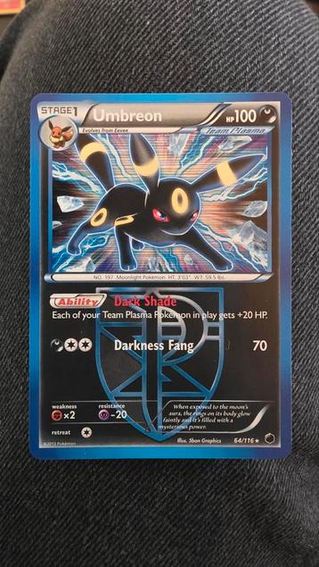 Umbreon - Team Plasma - 64/116 beschikbaar voor biedingen
