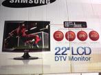 SAMSUNG lcd tv / monitor 22inch, Ophalen of Verzenden, 50 Hz, LCD, Samsung