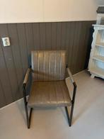 4 eetkamerstoelen, Huis en Inrichting, Stoelen, Ophalen, Gebruikt, Overige kleuren, Leer