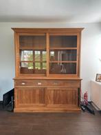 Teak houten buffetkast, Huis en Inrichting, Kasten | Buffetkasten, 50 tot 75 cm, Verzenden, 200 cm of meer, Glas