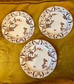 Prachtige antieke bordjes Nankin van Petrus Regout, Ophalen of Verzenden