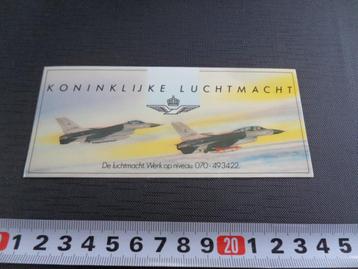 stickers Leger Koninklijke Luchtmacht Werk op niveau *  beschikbaar voor biedingen