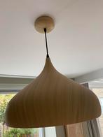 Hanglamp Lucide Woody hout houtlook eiken, Ophalen, Zo goed als nieuw, Hout, Minder dan 50 cm