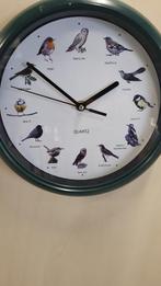 Vogel klok, Huis en Inrichting, Ophalen, Gebruikt, Analoog, Wandklok