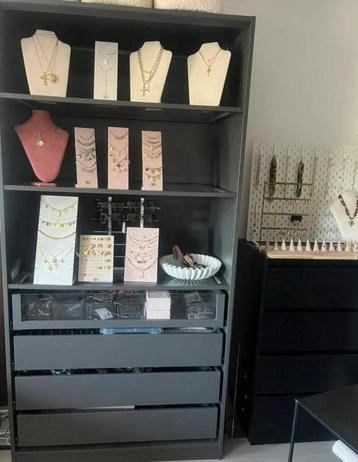 Ikea Pax kast met lades en verlichting beschikbaar voor biedingen