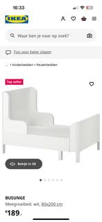 Ikea Busunge meegroeibed incl goede matras zgan, Ophalen of Verzenden, Zo goed als nieuw, Jongetje of Meisje