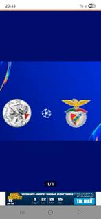 Ajax galatasaray champ leaque 2kaarten vak 114 naast elkaar, Twee personen, September