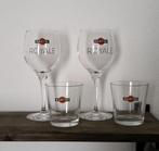 Leuke Martini set,  Martini Royale glas op voet en shotglas, Huis en Inrichting, Nieuw, Glas of Glazen, Ophalen