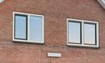 Kunststof kozijnen Deceuninck met dubbel glas, Ophalen, Gevelraam of Ruit, Gebruikt, 120 tot 160 cm