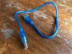 AWM USB A naar B Audiokabel 50cm helblauw, Ophalen of Verzenden, Zo goed als nieuw, Overige kabels, Minder dan 2 meter