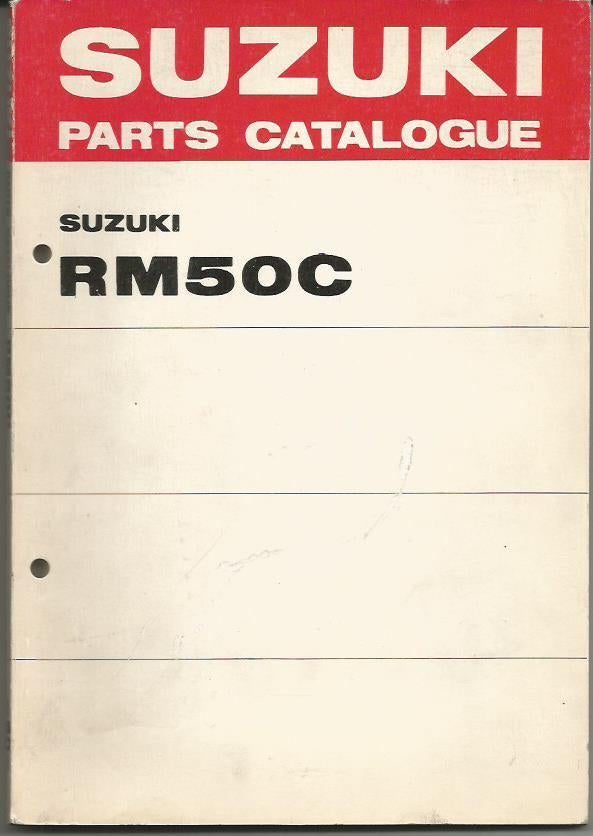 Suzuki RM50 C Parts Catalogue (4701z) bromfiets, Ophalen of Verzenden, Zo goed als nieuw