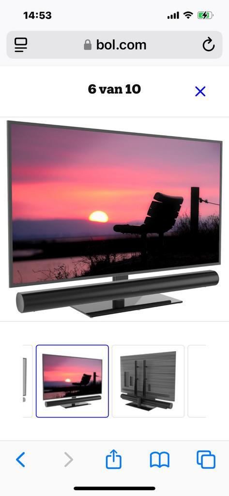 Cavus Cavtsl draaibare TV Voet met beugel voor Sonos Arc., Audio, Tv en Foto, Televisiebeugels, Zo goed als nieuw, Ophalen of Verzenden