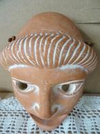 Curiosa Grieks masker vintage Grieks aardewerk masker 14cm, Ophalen of Verzenden