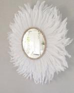Spiegel Ibiza style NoaMay, Ophalen, Minder dan 50 cm, Rond, Zo goed als nieuw