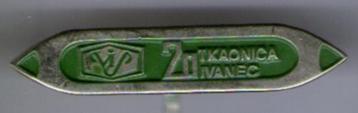 Weefgetouw spoel groen op zilverkleurig speldje ( W_553 ) beschikbaar voor biedingen