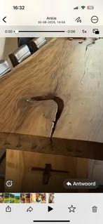 Suar Houten Eettafel - Design by Nature, Ophalen, 100 tot 150 cm, 200 cm of meer, Zo goed als nieuw