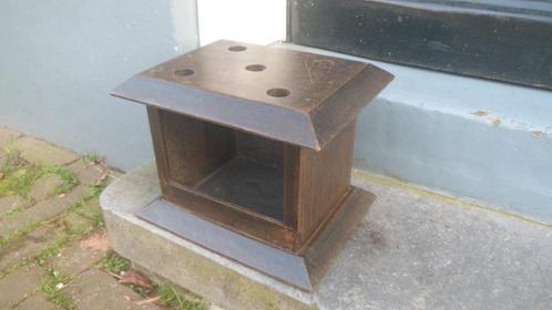 Houten voetenstoof stoof krukje stoofje massief hout, Huis en Inrichting, Woonaccessoires | Overige, Gebruikt, Ophalen of Verzenden