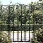 Poort 121x8x200 cm smeedijzer zwart €189, Tuin en Terras, Ophalen of Verzenden, Nieuw
