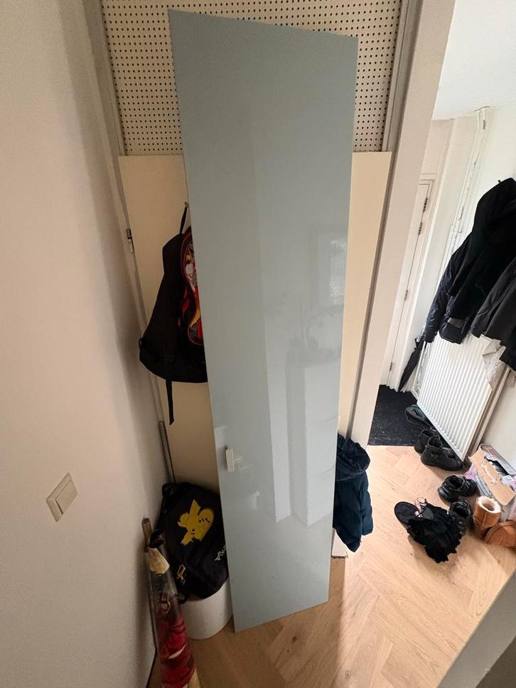 GRATIS: Ikea Pax Deur Grijs hoogglans 50x236, Huis en Inrichting, Kasten | Kledingkasten, Zo goed als nieuw, 200 cm of meer, 50 tot 100 cm