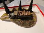Diorama 2 WWII Houttransport vrachtwagen GMC, Hobby en Vrije tijd, Modelauto's | 1:43, Ophalen of Verzenden, Zo goed als nieuw